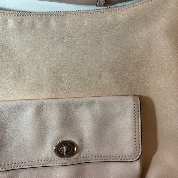 Coach Bag Pink Leather - Picture 6 of 7